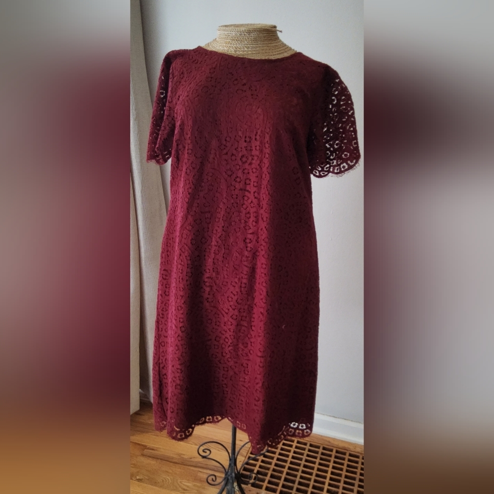 Lace Dress Mid-length/ Size 8